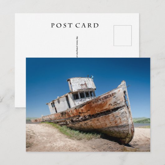 Carte Postale Épave de point Reyes (Devant / Derrière)