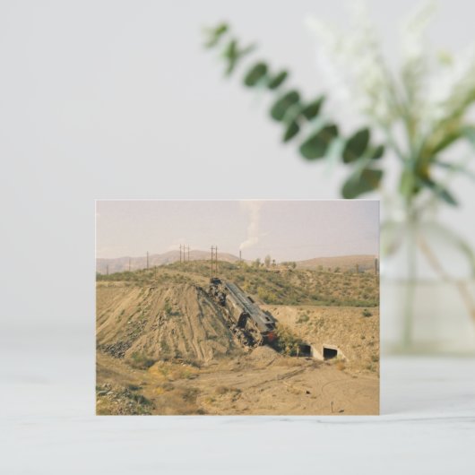 Carte Postale Épave du train (Debout devant)