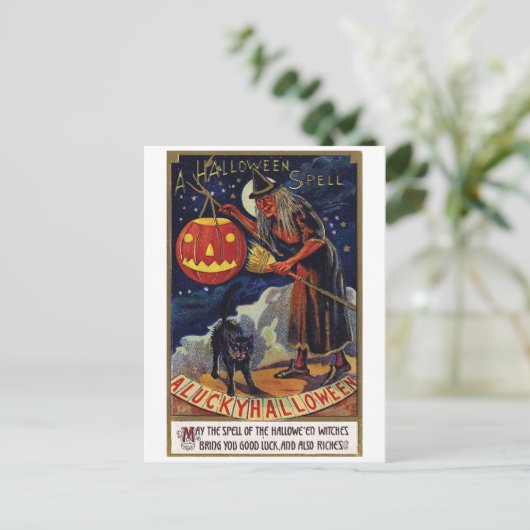 Carte Postale Épée d'Halloween (Debout devant)