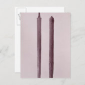 Carte Postale Épée et écharpe (Devant / Derrière)