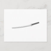 Carte Postale Épée Ninja Samurai (Devant)