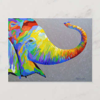 Carte Postale Ephant souriant