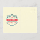 Carte Postale Ephemera Away in the Manger Christmas Carol Decoup (Dos)