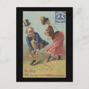 Carte Postale Ephemera de Mennen, tueur de maïs sûr