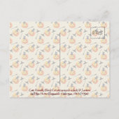 Carte Postale Ephemera Halloween Vintage Illustration Chat noir (Dos)