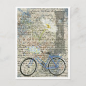 Carte Postale Éphémère à l'horloge florale (Devant)