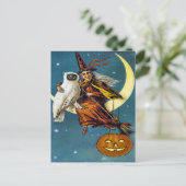 Carte Postale Ephémère d'Halloween vintage (Debout devant)