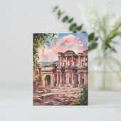 Carte Postale Ephèse, Turquie. Aquarelle vintage (Debout devant)