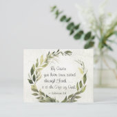 Carte Postale Ephesians 2:8 (Debout devant)