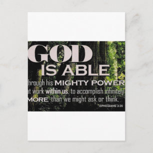 Carte Postale Éphésiens 3:20