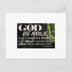 Carte Postale Éphésiens 3:20