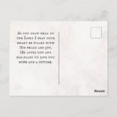 Carte Postale Éphésiens 3:20 À Celui qui est capable de faire pl (Dos)