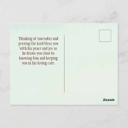 Carte Postale Éphésiens 3:20 Notre DIEU est capable... Forêt d'a (Dos)