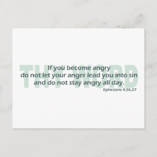 Carte Postale Éphésiens 4 : 26-27
