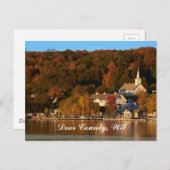 Carte Postale Ephraïm, Wisconsin au coucher du soleil (Devant / Derrière)