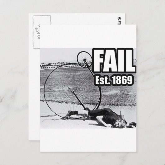 Carte Postale Epic échoue. (Devant / Derrière)