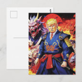 Carte Postale Epic Trump Samurai Anime (Devant / Derrière)