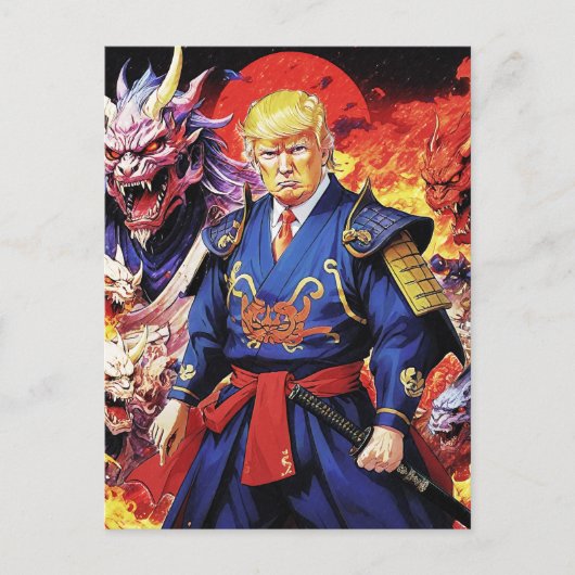 Carte Postale Epic Trump Samurai Anime (Devant)
