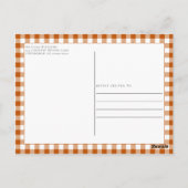 Carte Postale Épice citrouille & Tout Nice - Baby shower d'autom (Dos)