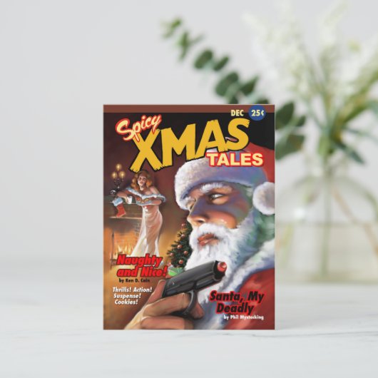 Carte postale épicée de contes de Noël (Debout devant)