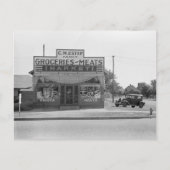 Carte Postale Épicerie, 1938 (Devant)