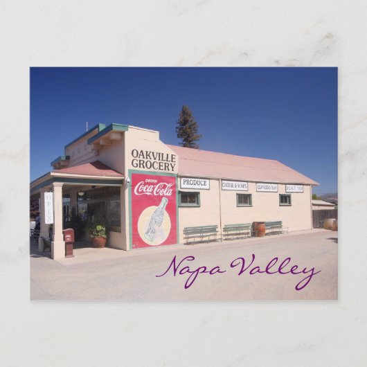 Carte Postale Épicerie de Napa Valley (Devant)