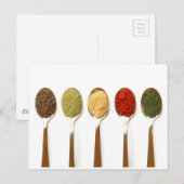 Carte Postale Épices (Devant / Derrière)