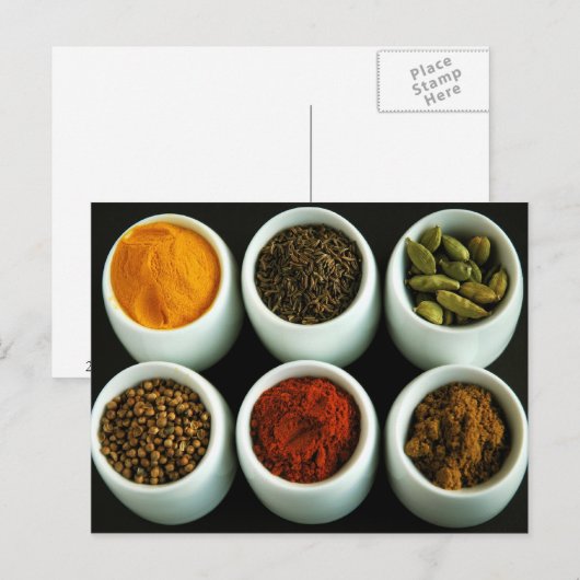 Carte Postale Épices (Devant / Derrière)