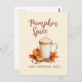 Carte Postale Épices citrouilles et tout Nice (Devant / Derrière)