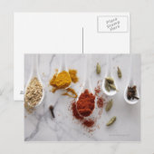 Carte Postale Épices de réchauffement ayurvédique (Devant / Derrière)