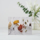 Carte Postale Épices de réchauffement ayurvédique (Debout devant)