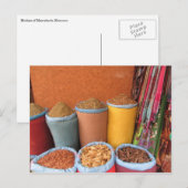 Carte Postale épices marrackech (Devant / Derrière)