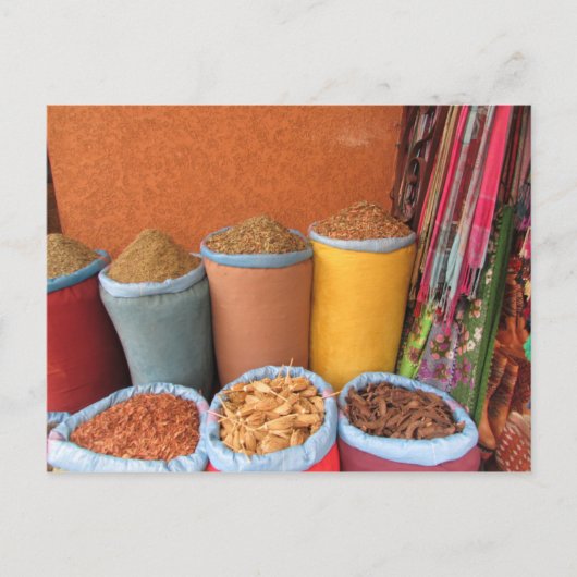 Carte Postale épices marrackech (Devant)