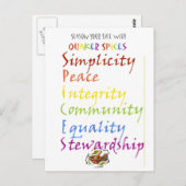 Carte Postale Épices Quaker (Devant / Derrière)