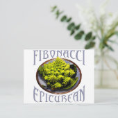 Carte Postale Épicurien de Fibonacci (Debout devant)