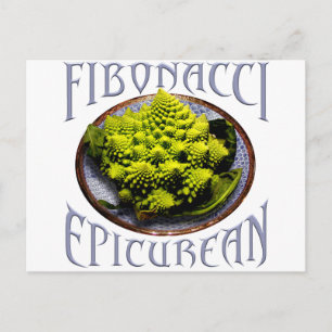 Carte Postale Épicurien de Fibonacci