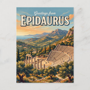 Carte Postale Épidaure Grèce