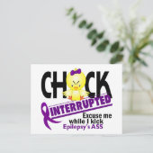 Carte Postale Épilepsie Chick Interrompu 2 (Debout devant)