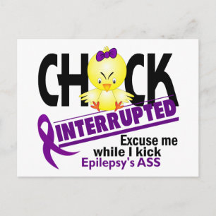 Carte Postale Épilepsie Chick Interrompu 2