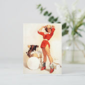 Carte Postale Épingle Casquette de la fille (Debout devant)