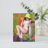 Carte Postale Épingle Casquette jaune vers le haut (Debout devant)