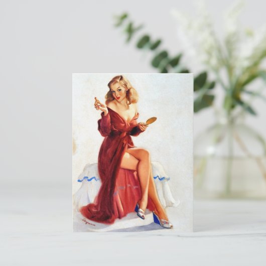 Carte Postale Épingle Cute (Debout devant)