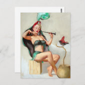 Carte Postale Épingle de chauffage vers le haut (Devant / Derrière)