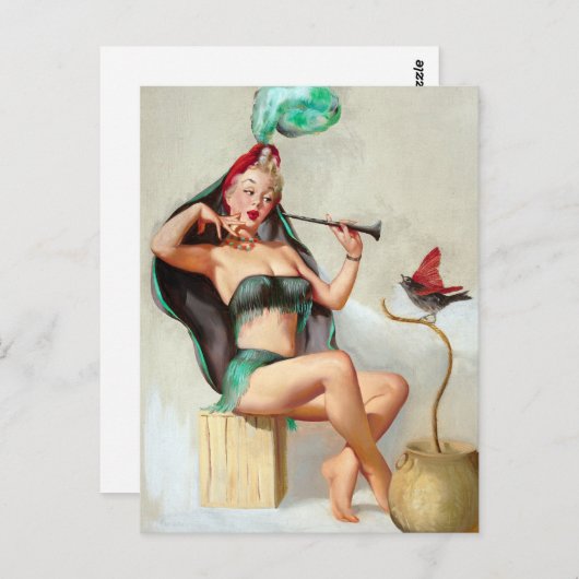 Carte Postale Épingle de chauffage vers le haut (Devant / Derrière)