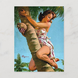 Carte Postale Épingle de coco vers le haut