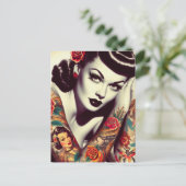 Carte Postale Épingle de glam rétro (Debout devant)
