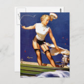 Carte Postale Épingle de navigation (Devant / Derrière)