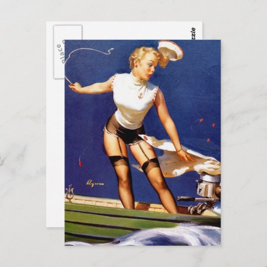 Carte Postale Épingle de navigation (Devant / Derrière)