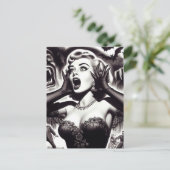 Carte Postale Épingle d'horreur vintage (Debout devant)