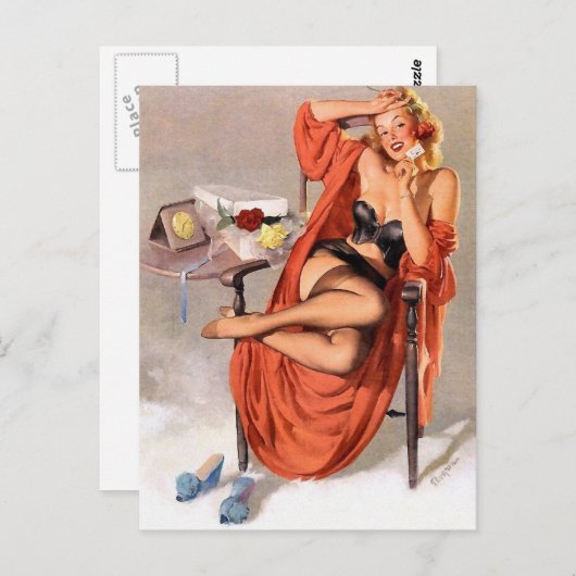 Carte Postale Épingle Dramatique (Devant / Derrière)